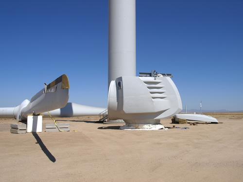 1,5 MWp wind turbine generator installation